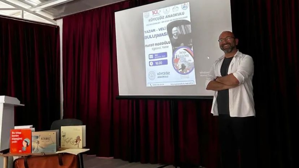 Veli Buluşmaları Projesi Kapsamında Eğitimci-Yazar Murat Moroğlu  İle Yazar-Veli Buluşması Gerçekleştirdik